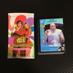 1999 Austin Powers Collectible Card Game Bundle of 55 Cards
